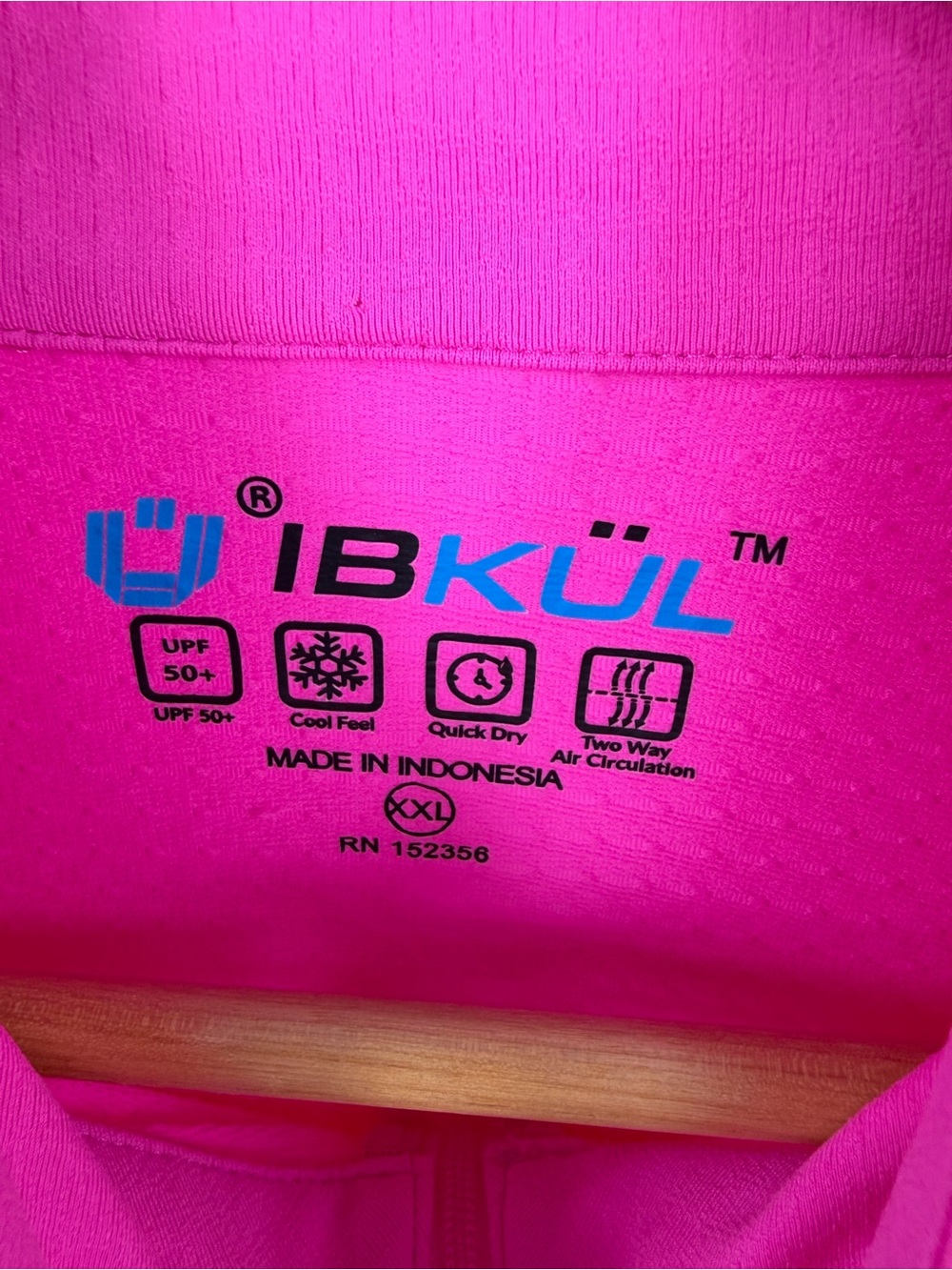 IBKUL hot pink golf rouched long sleeve half zip mock neck top women’s XXL - Picture 2 of 5